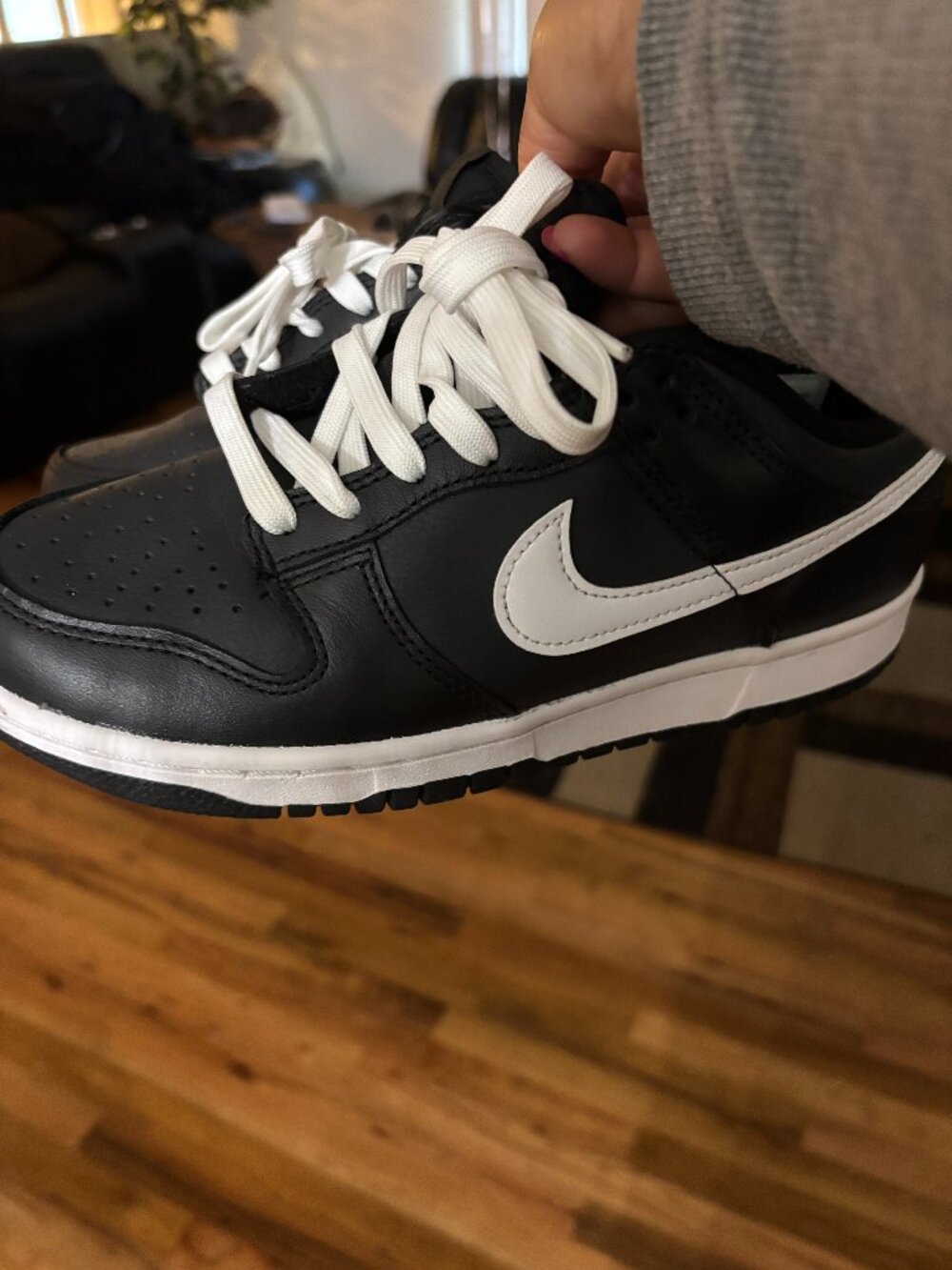 Nike Dunks - Black & White Youth: 6Y